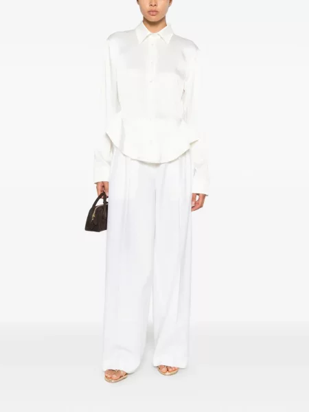 Lung cămașă Stella Mccartney alb