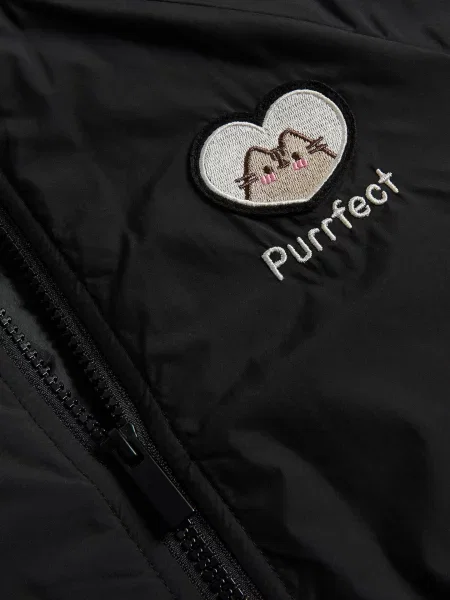 Reserved Куртка Pusheen чорний