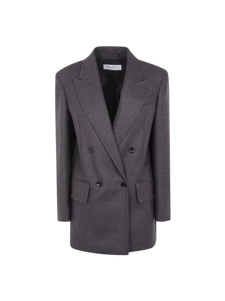 Marynarka Max Mara wełniana szara