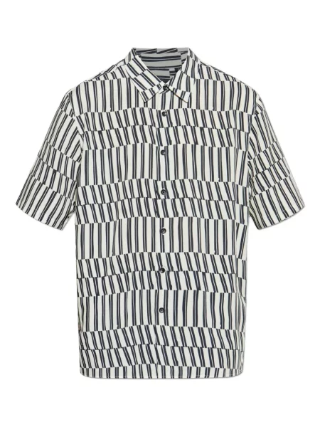 Cămașă Rag & Bone cu dungi albastru