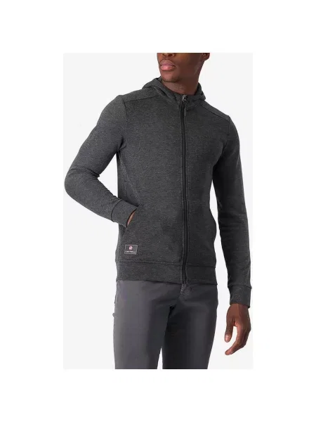Bluza z kapturem Castelli Milano 2 ciemnoszara L szara