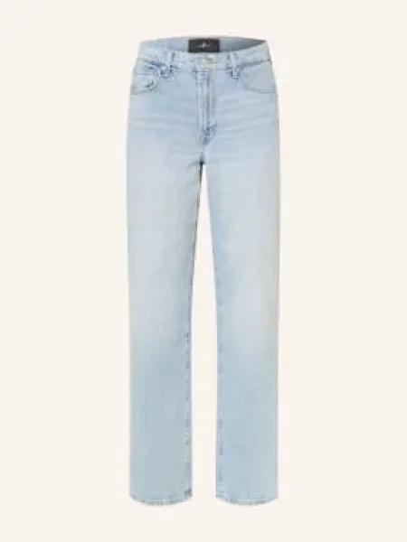 7 For All Mankind Proste Dżinsy Stovepipe blau