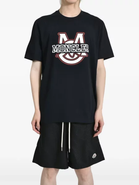 Tricou Moncler cu imagine negru