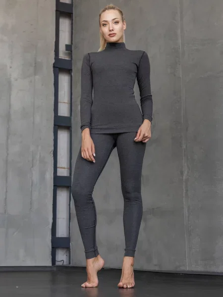 Термобілизна TOTALFIT бавовна/поліестер/еластан сірий