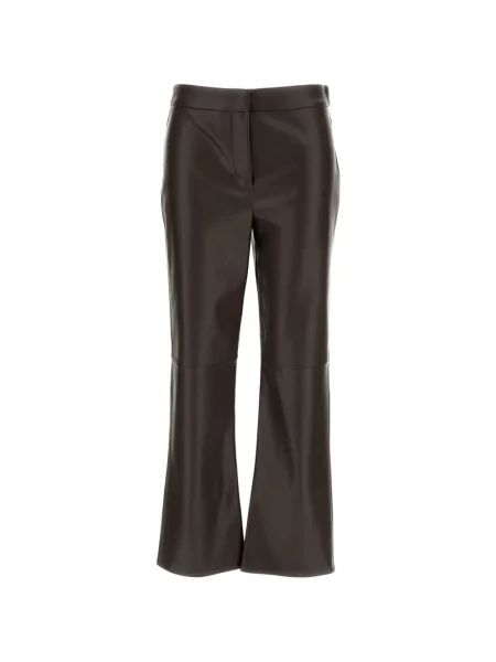 Pantaloni 's Max Mara din piele maro