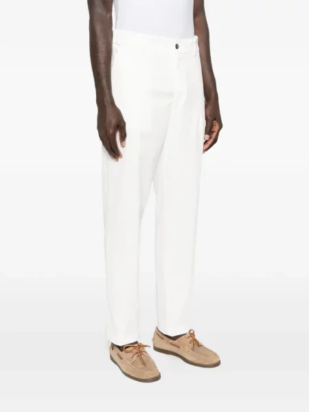Pantaloni chino Eleventy alb
