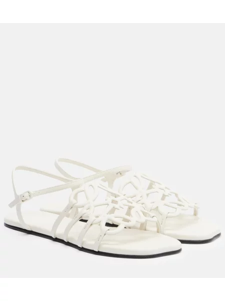 Sandale Loewe din piele alb