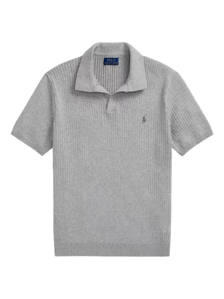 Ριγέ polo Polo Ralph Lauren με κουκούλα με αυτόγραφο λευκό