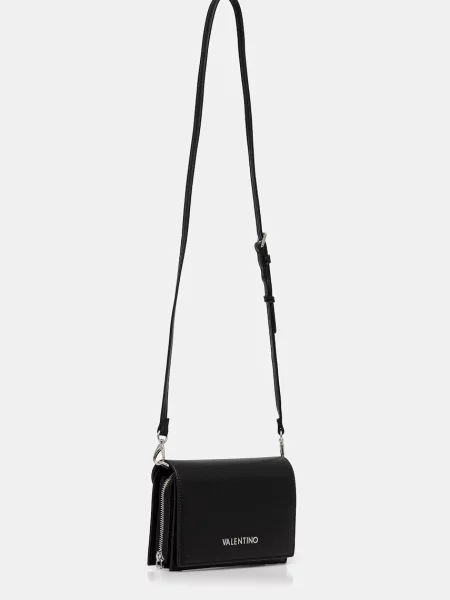 Crossbody kabelka Valentino z ekologickej kože čierna