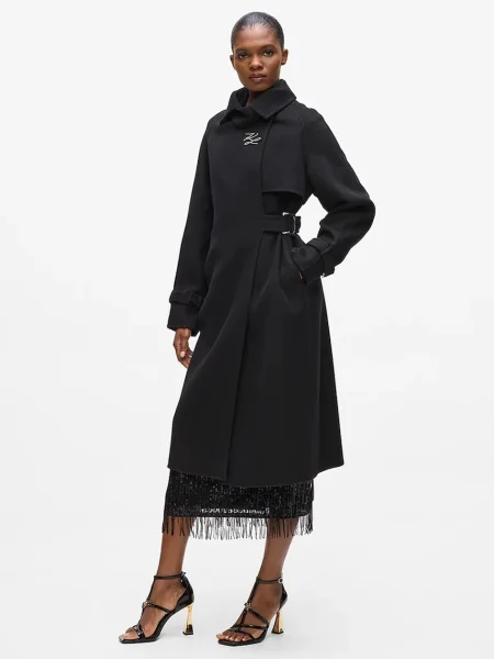 Karl Lagerfeld palton negru