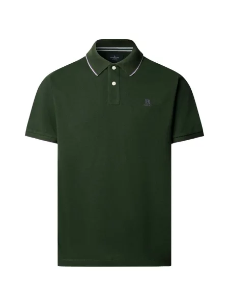 Scurt tricou polo Hackett London verde