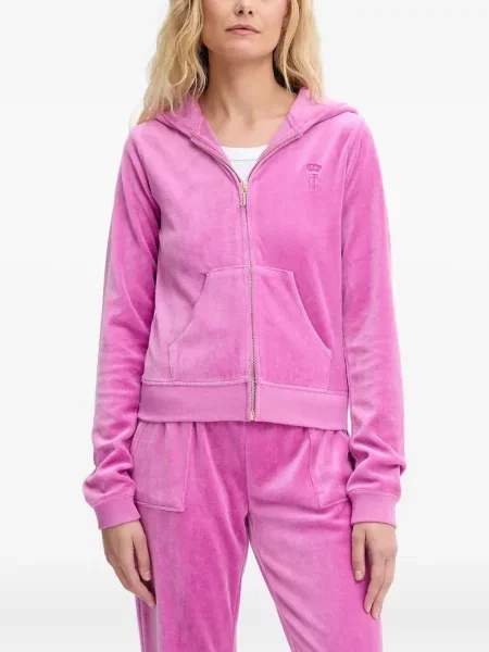 Bluza z kapturem Juicy Couture różowa
