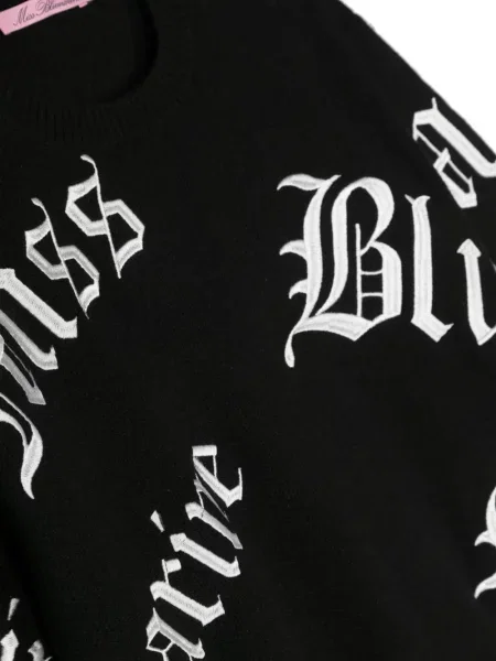Sweter dziecięcy Miss Blumarine czarny