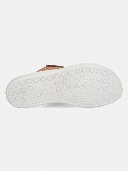 Ecco bőr papucs Soft Sandal W barna