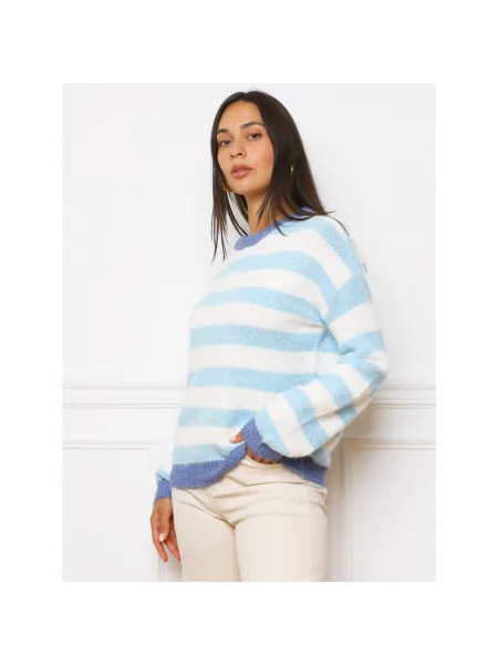 Pulover La Modeuse albastru
