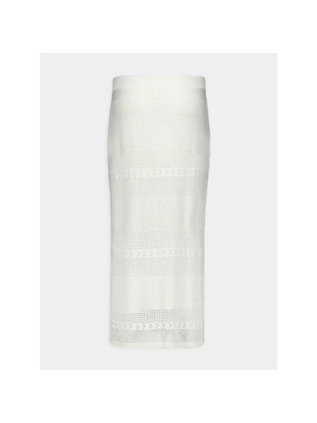 Osłona spódnica ołówkowa Frame biała