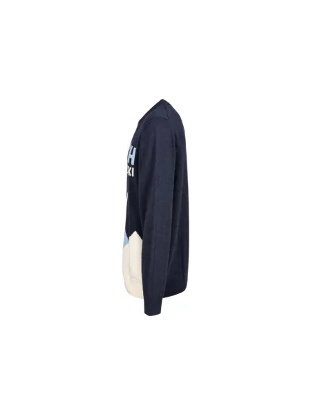 Sweter Mc2 Saint Barth wełniany niebieski