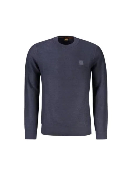 Dzianinowy sweter Boss Orange czarny