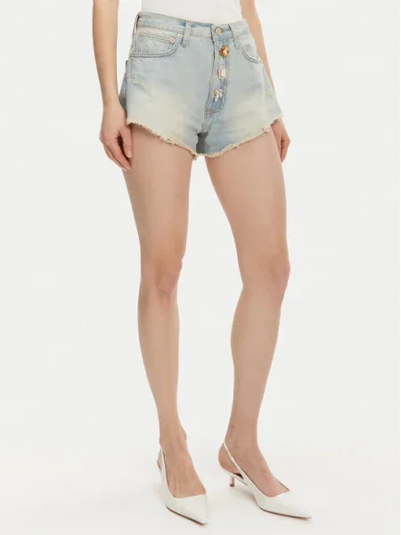 ViCOLO Pantaloni scurți de blugi A albastru