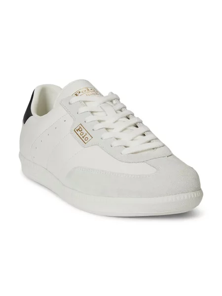 Кожаные кроссовки Polo Ralph Lauren белые