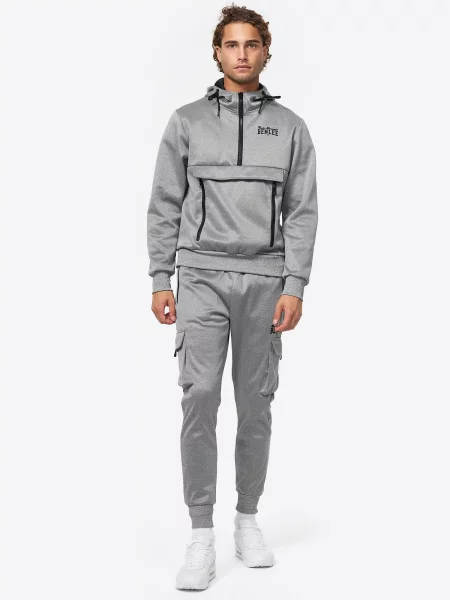 Dres z kapturem o regularnym kroju Lonsdale Moorpark czarny