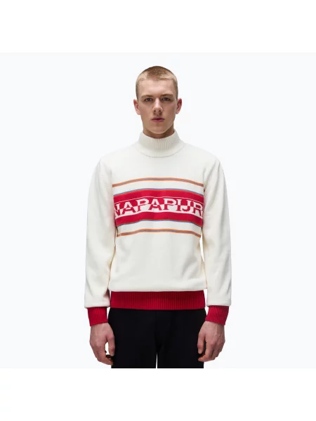 Sweter Napapijri D-Sardona beige dimity beżowy