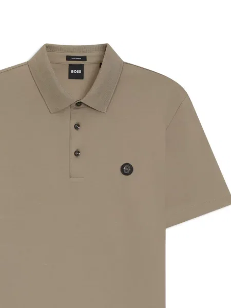 Tricou polo Boss cu autograf