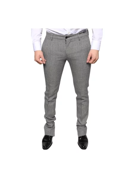 Skinny spodnie Dolce And Gabbana szare