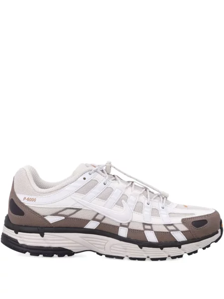 Sweter Nike zamszowy plisowany z nadrukiem brązowy