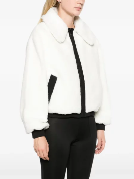 Geacă bomber Canada Goose alb