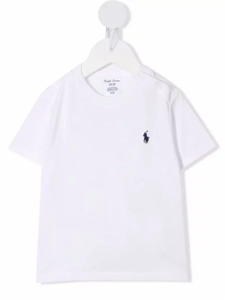 Koszulka polo dziecięca Polo Ralph Lauren biała