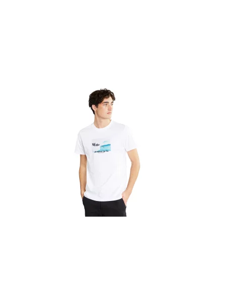 Dedicated T-shirt Stockholm No Nature No Fun White Mężczyźni Koszulki Dedicated Size: XL biały