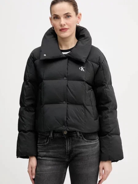 Calvin Klein Jeans kurtka puchowa zimowa czarny