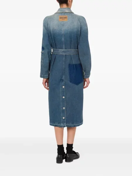 Trenci Moschino Jeans albastru