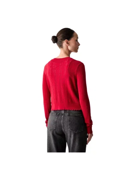 Tommy Jeans Kardigan rot czerwony