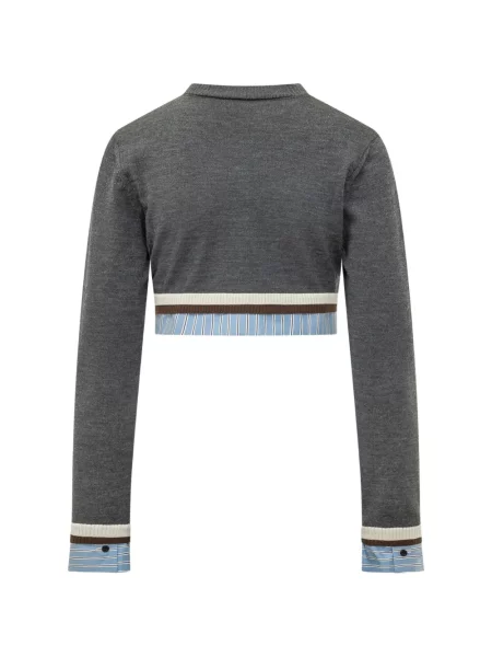 Decupat cardigan Msgm gri
