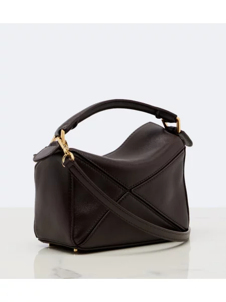 Top Loewe din piele maro