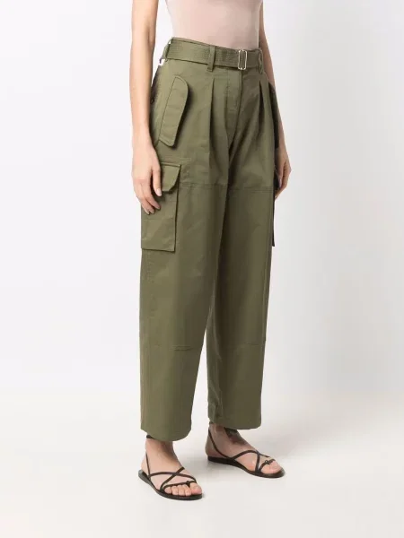 Pantaloni cargo Alberta Ferretti verde
