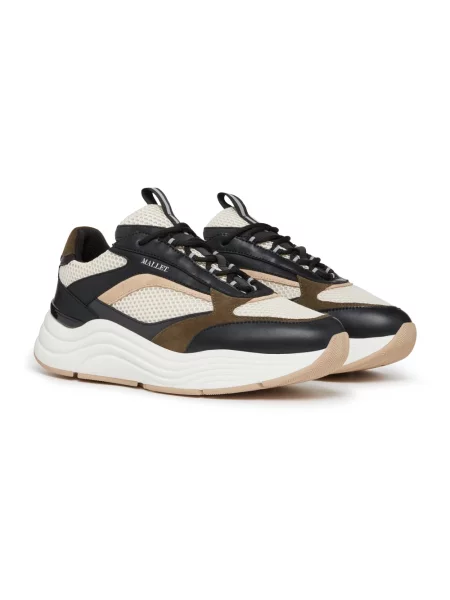 Sneakersy Mallet London skórzane czarne