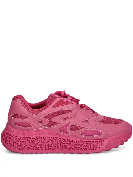 Sneakerși Guess plasă roz