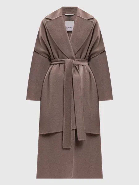 Пальто CARISMA на запах з вовни і кашеміру Max Mara бежеве
