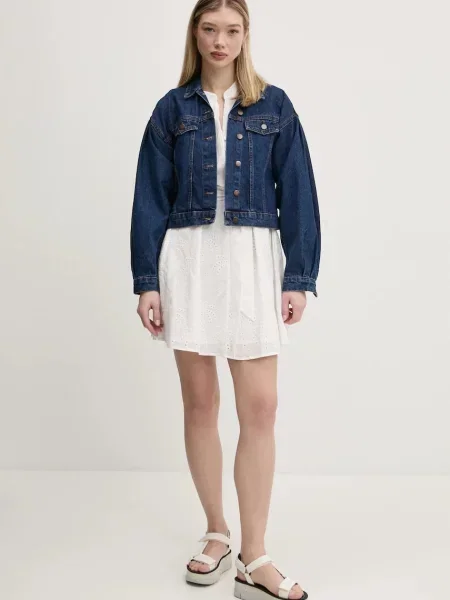 Сукня Desigual TOURS mini розкльошена білий