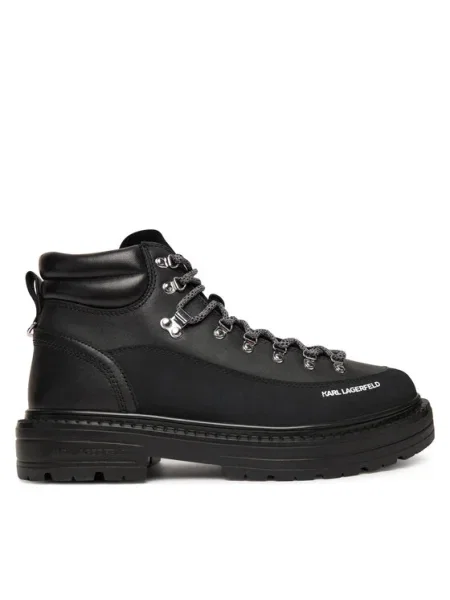 Bakancs KARL LAGERFELD Miles fekete