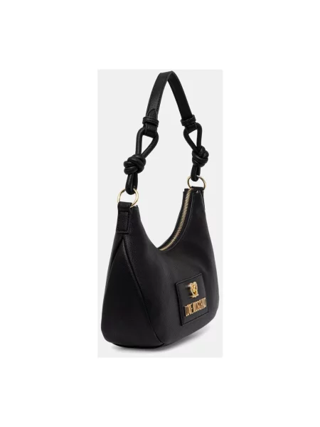 Love Moschino torebka z imitacji skóry czarna