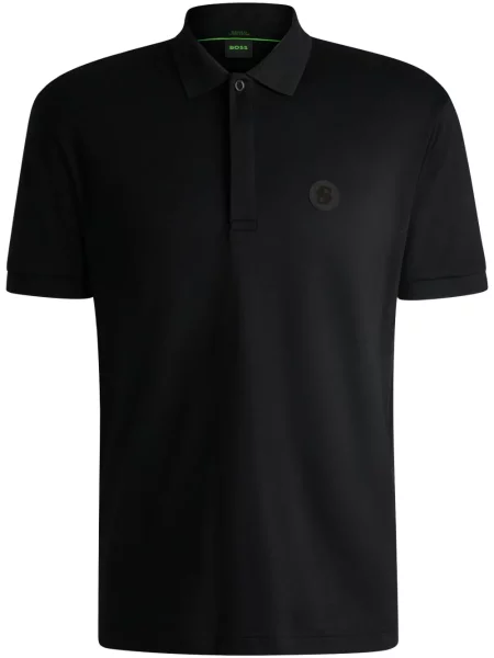 Tricou polo Boss negru