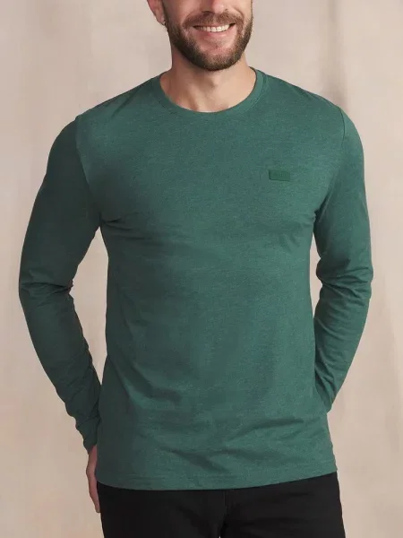 T-shirt TBS Pierelon zielony