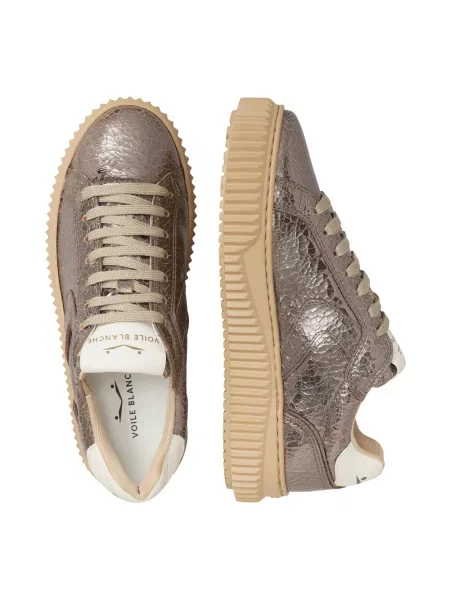 Sneakersy Voile Blanche skórzane szare