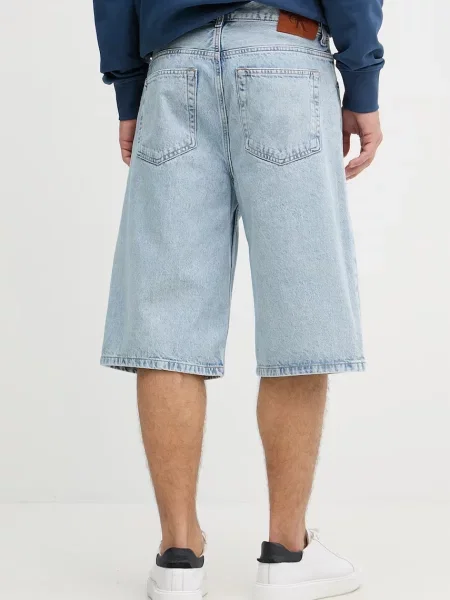 Calvin Klein Jeans szorty niebieskie