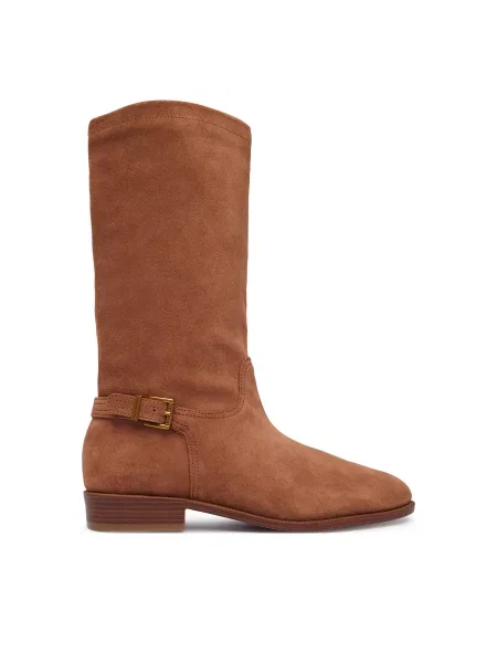 Čižmy MICHAEL Michael Kors Harleigh Mid hnedá
