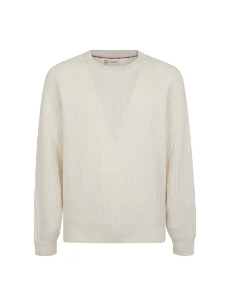 Sweter Brunello Cucinelli beżowy